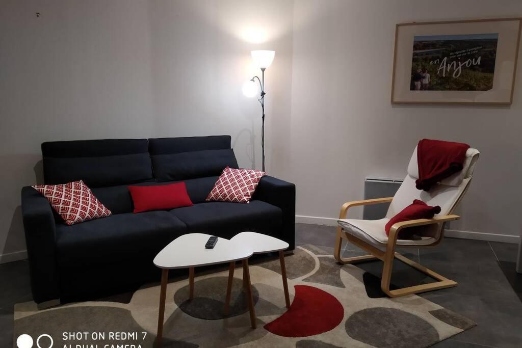 Jolie Maison Tuffeau Centre De Saumur Avec Local Velos Kültér fotó