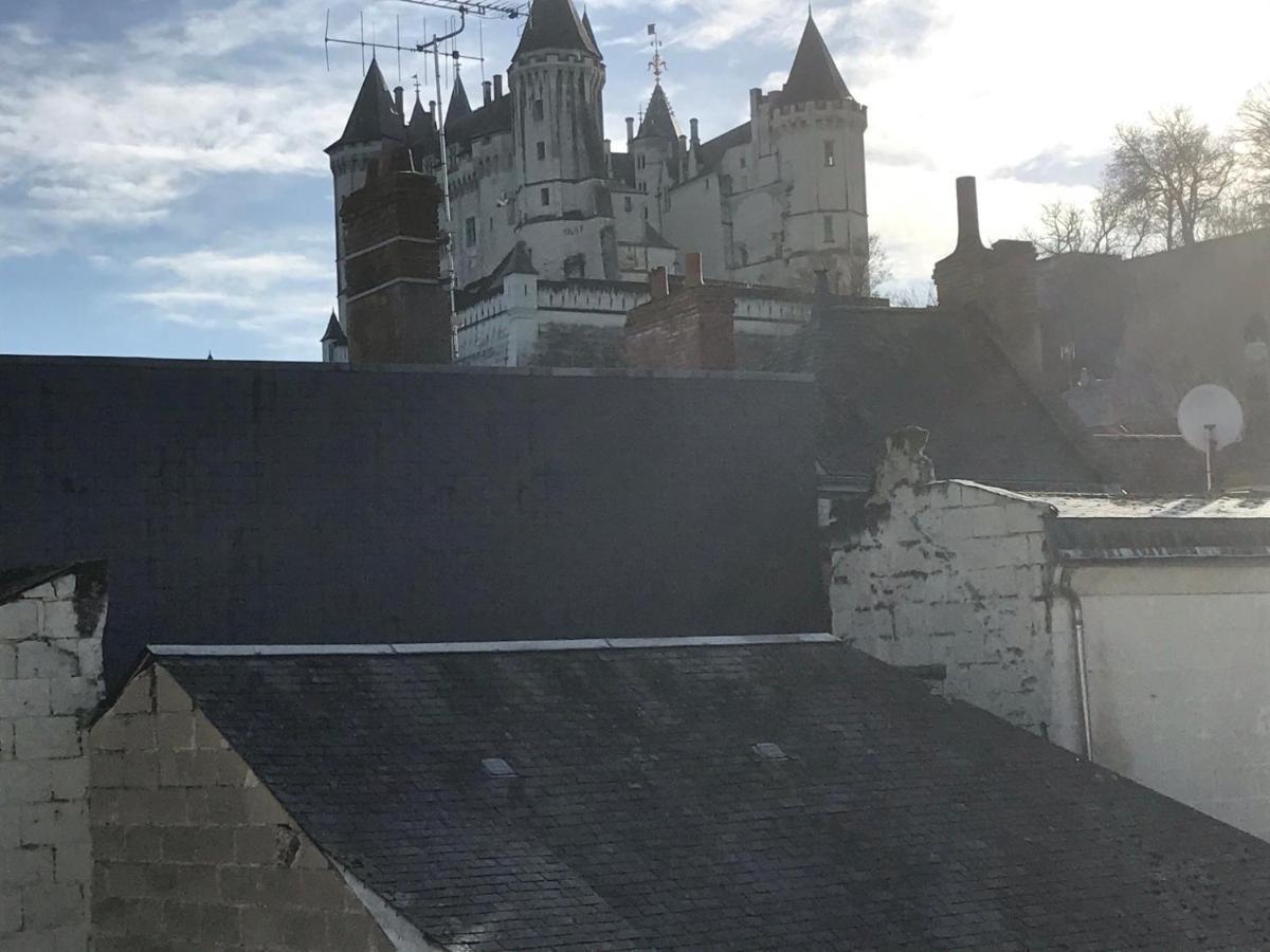 Jolie Maison Tuffeau Centre De Saumur Avec Local Velos Kültér fotó