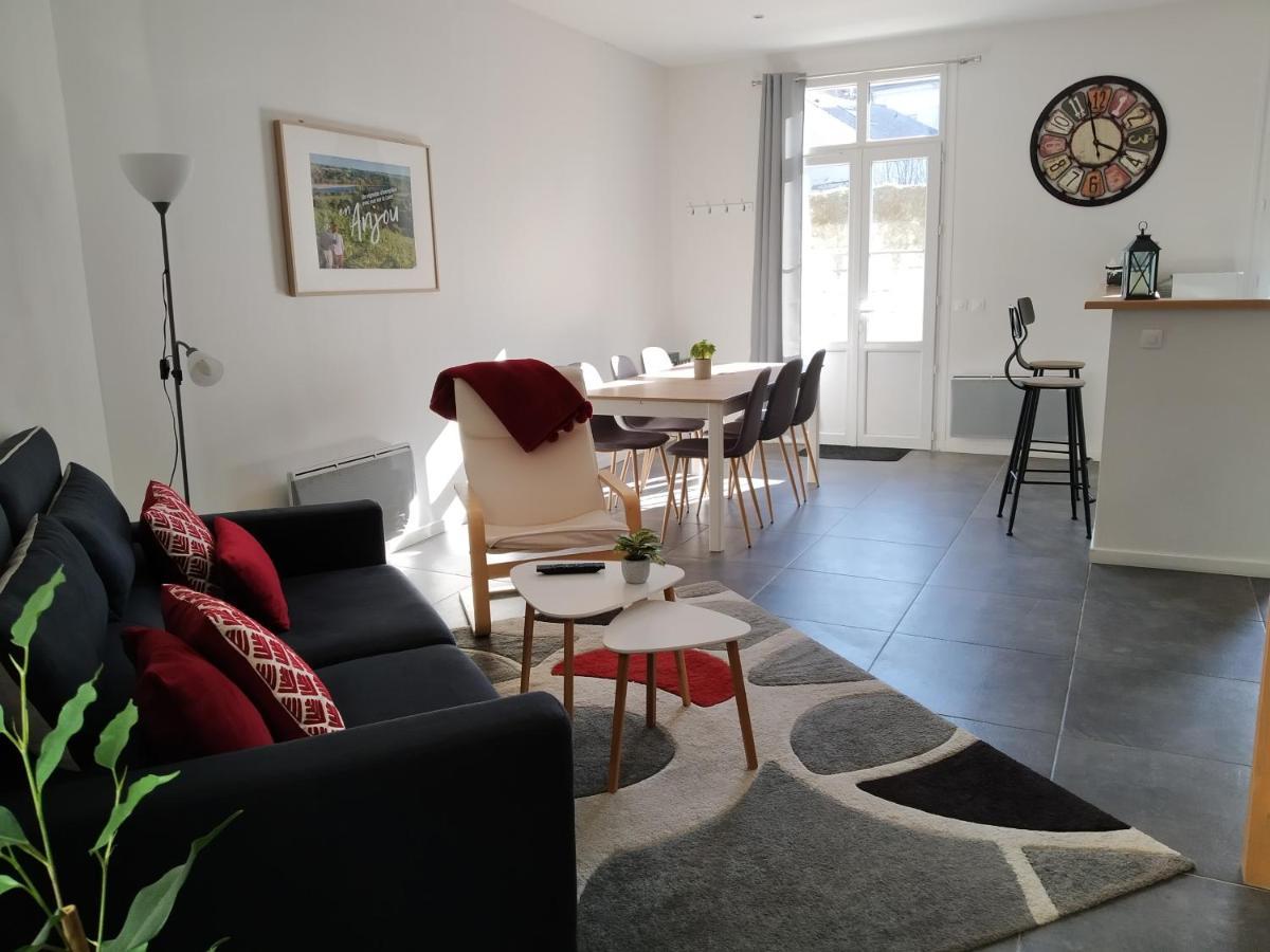 Jolie Maison Tuffeau Centre De Saumur Avec Local Velos Kültér fotó